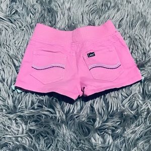 Lee Pink Denim Toddler Shorts